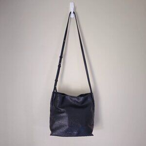 Samuel Ashley Poppy Leather Crossbody Bag - 2024 - Pebbled Black